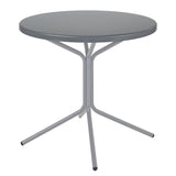 Schaffner PIX Table bistrot Ø60cm H:70cm GALAXUS Gris argent 78 