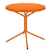 Schaffner PIX Table bistrot Ø60cm H:70cm GALAXUS Orange 13 