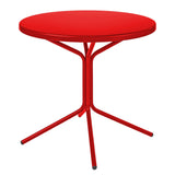 Schaffner PIX Table bistrot Ø60cm H:70cm GALAXUS Rouge 30 