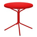 Schaffner PIX Table bistrot Ø60cm H:70cm GALAXUS Rouge 30 