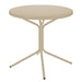 Schaffner PIX Table bistrot Ø60cm H:70cm GALAXUS Sable pastel 15 