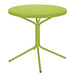 Schaffner PIX Table bistrot Ø60cm H:70cm GALAXUS Vert clair 63 