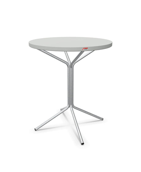 Schaffner PIX Table bistrot Ø60cm H:70cm Gris Argent 78 Galvanisé à chaud 02 