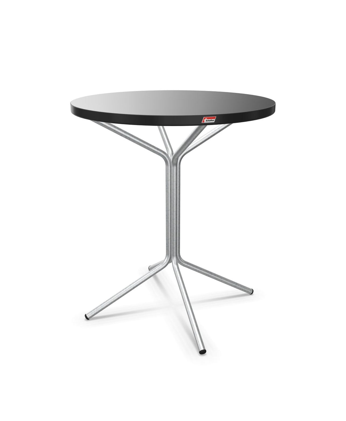 Schaffner PIX Table bistrot Ø60cm H:70cm Noir 91 Galvanisé à chaud 02 