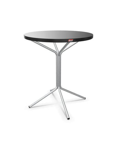 Schaffner PIX Table bistrot Ø60cm H:70cm Noir 91 Galvanisé à chaud 02 