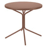 Schaffner PIX Table bistrot Ø60cm H:70cm Standard Terracotta 84 