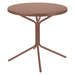 Schaffner PIX Table bistrot Ø60cm H:70cm Standard Terracotta 84 