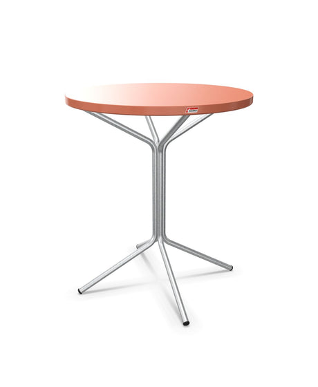 Schaffner PIX Table bistrot Ø60cm H:70cm Terracotta 84 Galvanisé à chaud 02 