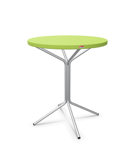 Schaffner PIX Table bistrot Ø60cm H:70cm Vert Clair 63 Galvanisé à chaud 02 