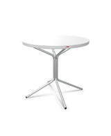 Schaffner PIX Table bistrot Ø80cm H:72cm Blanc 90 Galvanisé à chaud 02 