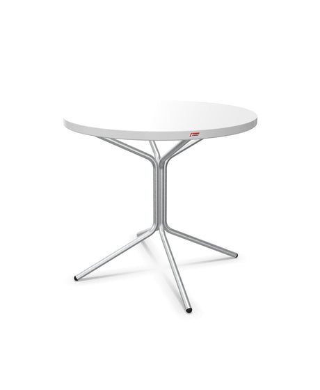 Schaffner PIX Table bistrot Ø80cm H:72cm Blanc 90 Galvanisé à chaud 02 