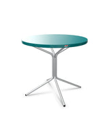 Schaffner PIX Table bistrot Ø80cm H:72cm Bleu Kali 56 Galvanisé à chaud 02 