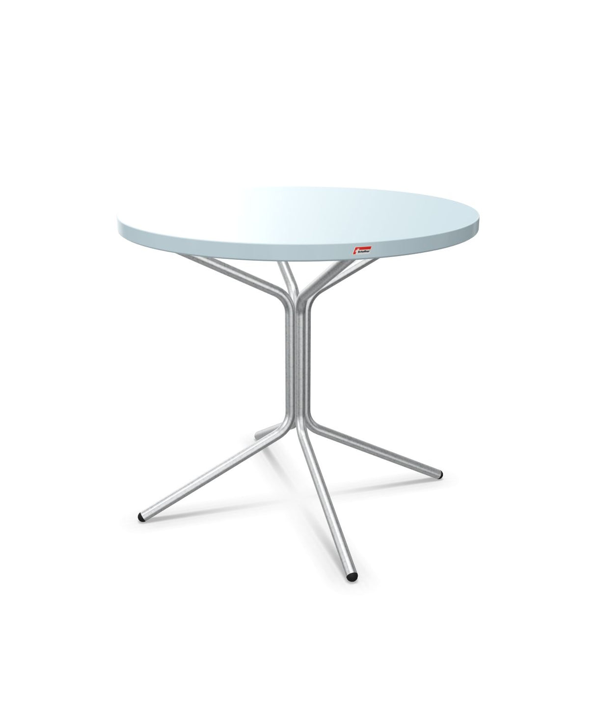 Schaffner PIX Table bistrot Ø80cm H:72cm Bleu Pastel 51 Galvanisé à chaud 02 