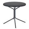 Schaffner PIX Table bistrot Ø80cm H:72cm GALAXUS Anthracite 77 