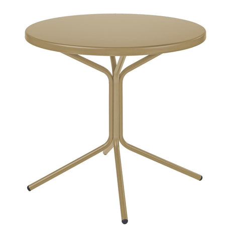 Schaffner PIX Table bistrot Ø80cm H:72cm GALAXUS Marron Pastel 83 