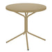 Schaffner PIX Table bistrot Ø80cm H:72cm GALAXUS Marron Pastel 83 