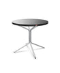Schaffner PIX Table bistrot Ø80cm H:72cm Noir 91 Galvanisé à chaud 02 