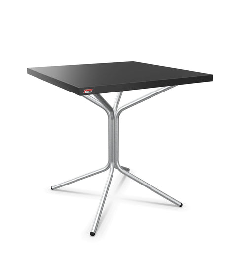 Schaffner PIX Table bistrot rabattable 70x70cm H:73cm Anthracite 77 Galvanisé à chaud 02 