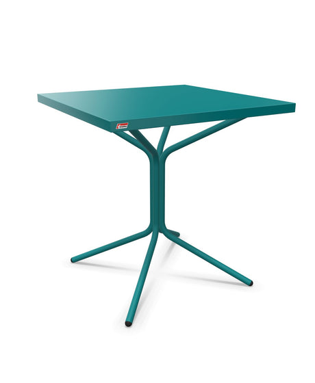 Schaffner PIX Table bistrot rabattable 70x70cm H:73cm Bleu Kali 56 Bleu Kali 56 