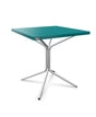 Schaffner PIX Table bistrot rabattable 70x70cm H:73cm Bleu Kali 56 Galvanisé à chaud 02 