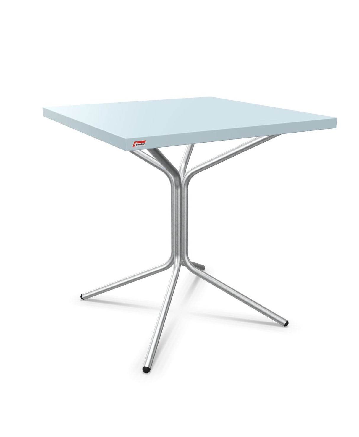 Schaffner PIX Table bistrot rabattable 70x70cm H:73cm Bleu Pastel 51 Galvanisé à chaud 02 