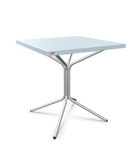 Schaffner PIX Table bistrot rabattable 70x70cm H:73cm Bleu Pastel 51 Galvanisé à chaud 02 
