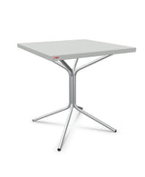Schaffner PIX Table bistrot rabattable 70x70cm H:73cm Gris Argent 78 Galvanisé à chaud 02 