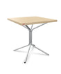 Schaffner PIX Table bistrot rabattable 70x70cm H:73cm Marron Pastel 83 Galvanisé à chaud 02 