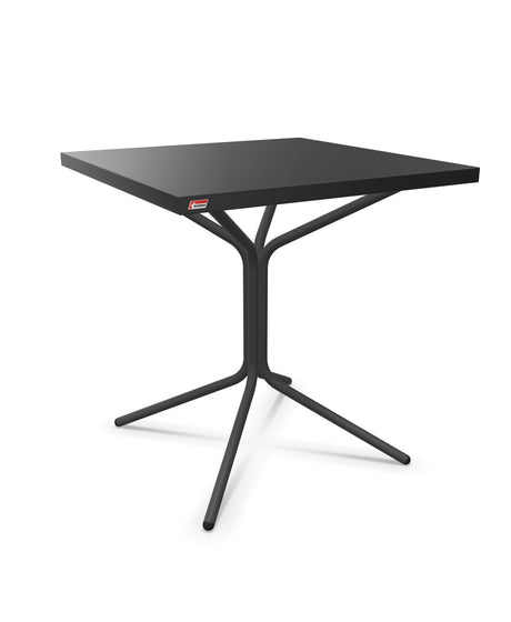 Schaffner PIX Table bistrot rabattable 70x70cm H:73cm Noir 91 Noir 91 