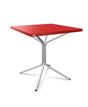 Schaffner PIX Table bistrot rabattable 70x70cm H:73cm Rouge 30 Galvanisé à chaud 02 