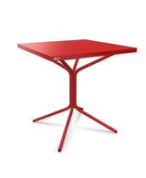 Schaffner PIX Table bistrot rabattable 70x70cm H:73cm Rouge 30 Rouge 30 