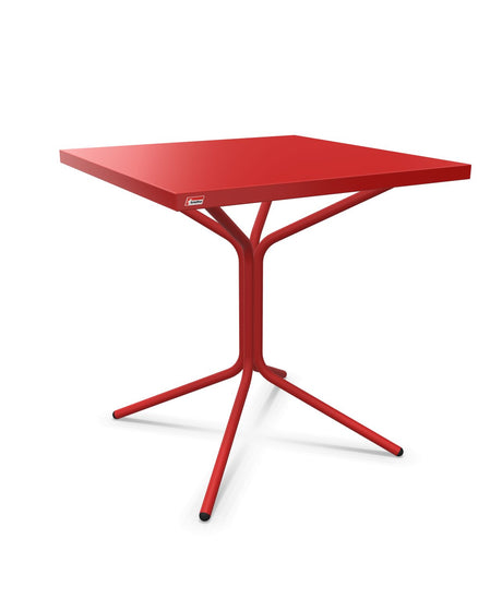 Schaffner PIX Table bistrot rabattable 70x70cm H:73cm Rouge 30 Rouge 30 