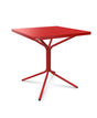 Schaffner PIX Table bistrot rabattable 70x70cm H:73cm Rouge 30 Rouge 30 