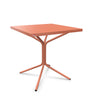 Schaffner PIX Table bistrot rabattable 70x70cm H:73cm Terracotta 84 Terracotta 84 