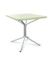 Schaffner PIX Table bistrot rabattable 70x70cm H:73cm Vert Pastel 64 Galvanisé à chaud 02 