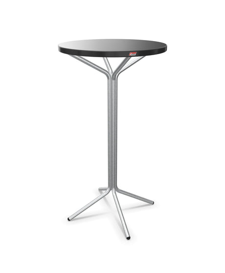 Schaffner PIX Table haute bistrot Ø60cm H:110cm Anthracite 77 Galvanisé à chaud 02 