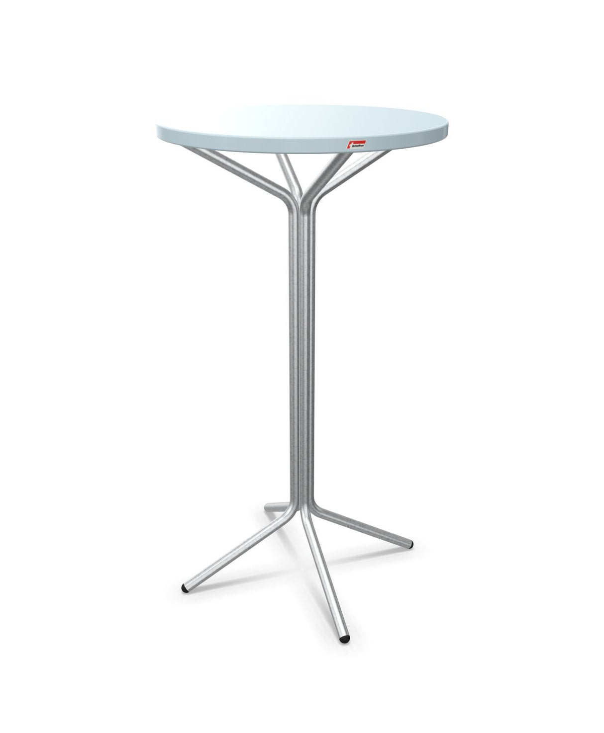 Schaffner PIX Table haute bistrot Ø60cm H:110cm Bleu Pastel 51 Galvanisé à chaud 02 