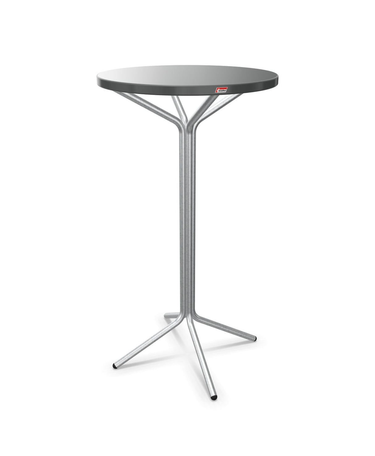 Schaffner PIX Table haute bistrot Ø60cm H:110cm Graphite 73 Galvanisé à chaud 02 