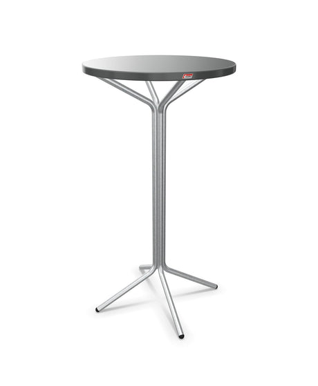 Schaffner PIX Table haute bistrot Ø60cm H:110cm Graphite 73 Galvanisé à chaud 02 
