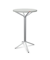 Schaffner PIX Table haute bistrot Ø60cm H:110cm Gris Argent 78 Galvanisé à chaud 02 