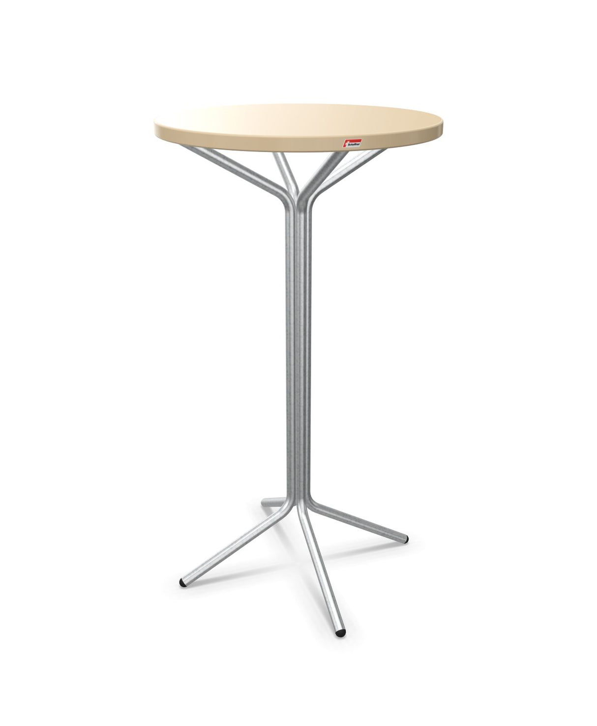 Schaffner PIX Table haute bistrot Ø60cm H:110cm Marron Pastel 83 Galvanisé à chaud 02 