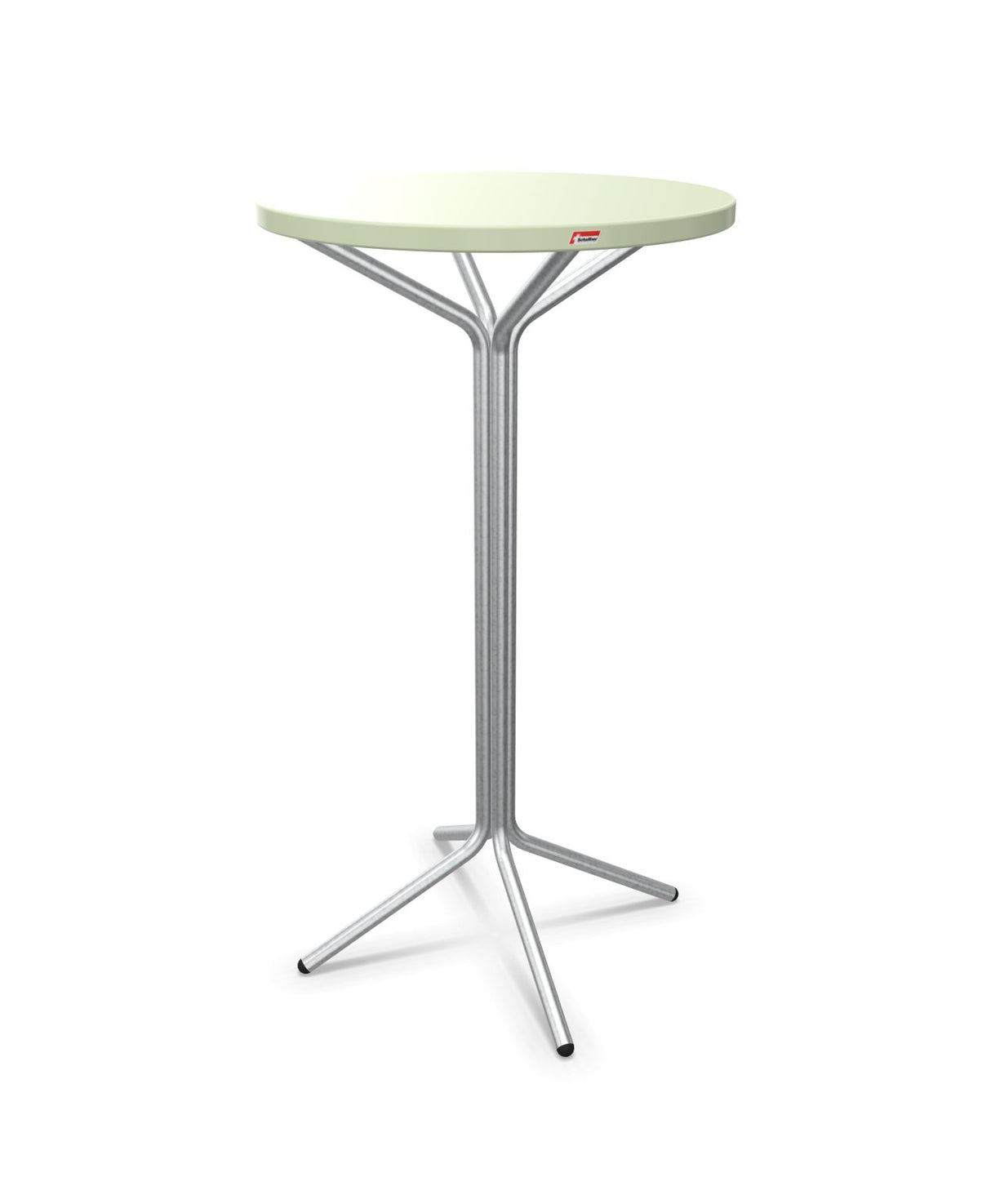 Schaffner PIX Table haute bistrot Ø60cm H:110cm Vert Pastel 64 Galvanisé à chaud 02 