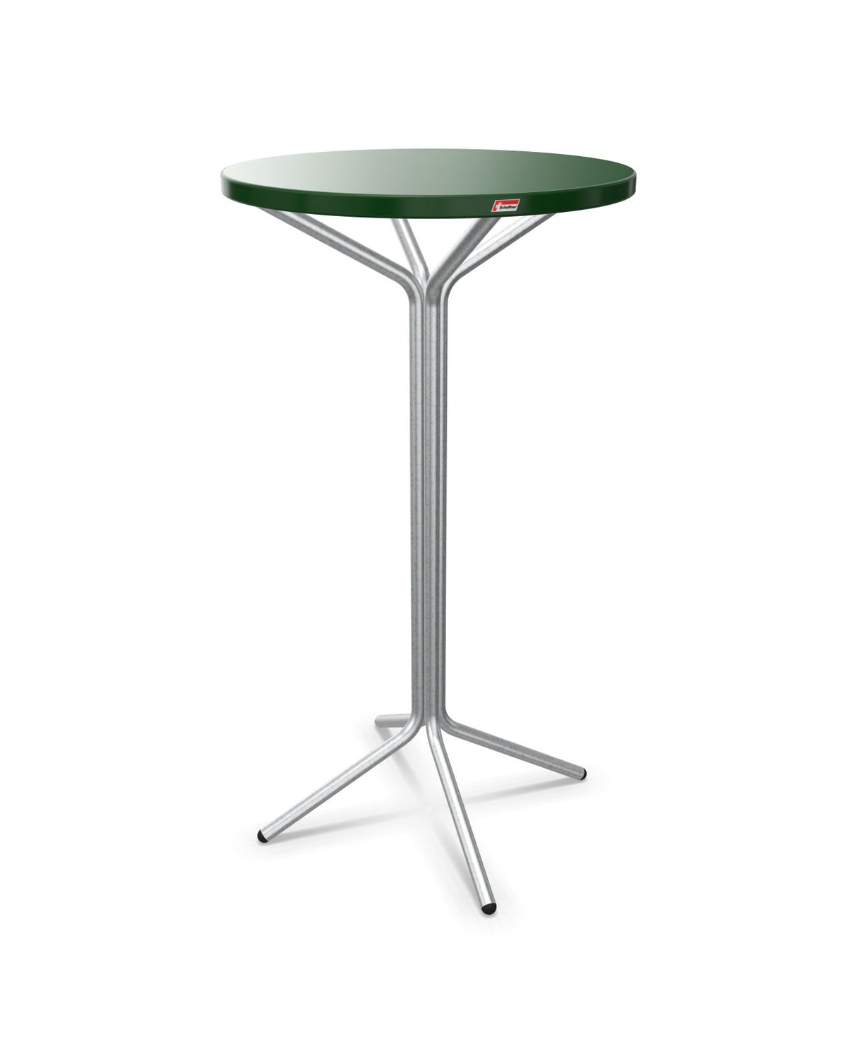 Schaffner PIX Table haute bistrot Ø60cm H:110cm Vert Sapin 66 Galvanisé à chaud 02 
