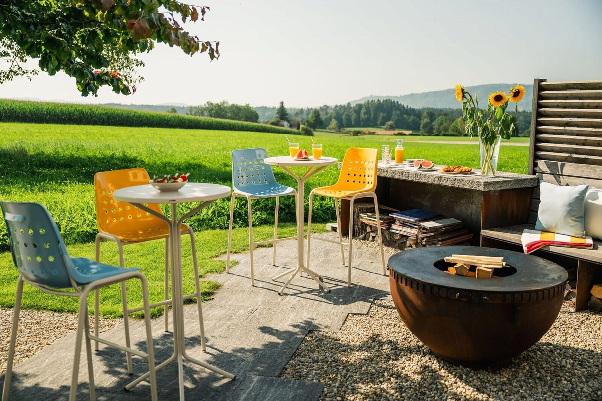 Schaffner PIX Table haute bistrot Ø80cm H:110cm 