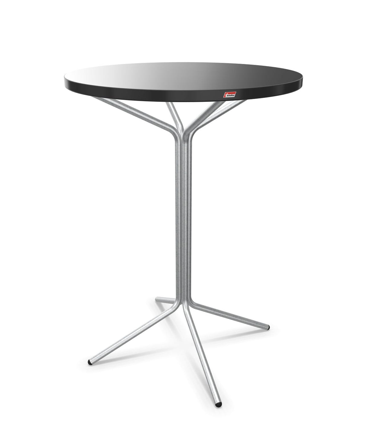 Schaffner PIX Table haute bistrot Ø80cm H:110cm Anthracite 77 Galvanisé à chaud 02 