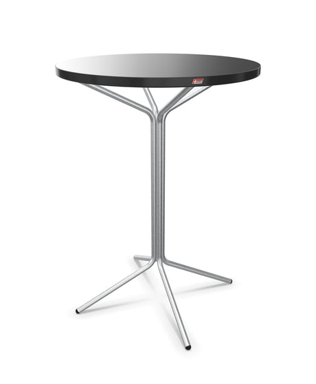 Schaffner PIX Table haute bistrot Ø80cm H:110cm Anthracite 77 Galvanisé à chaud 02 