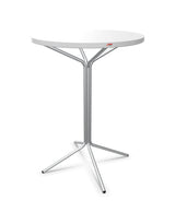 Schaffner PIX Table haute bistrot Ø80cm H:110cm Blanc 90 Galvanisé à chaud 02 