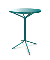 Schaffner PIX Table haute bistrot Ø80cm H:110cm Bleu Kali 56 Bleu Kali 56 