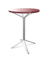 Schaffner PIX Table haute bistrot Ø80cm H:110cm Bordeaux 38 Galvanisé à chaud 02 