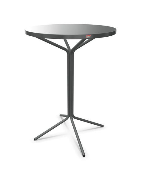 Schaffner PIX Table haute bistrot Ø80cm H:110cm Graphite 73 Graphite 73 